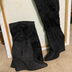 Black Over the Knee Boots